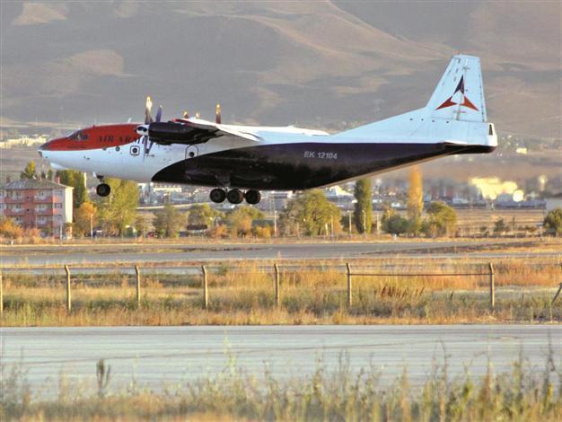 Armenian civilian plane grounded