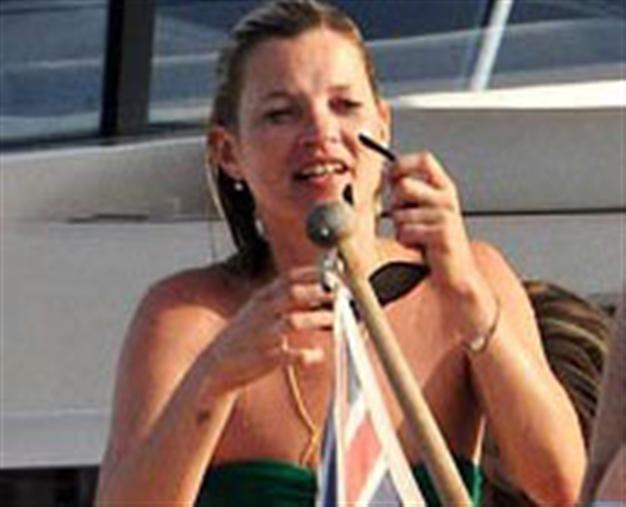 Fashion icon Kate Moss visits Turkeys Bodrum