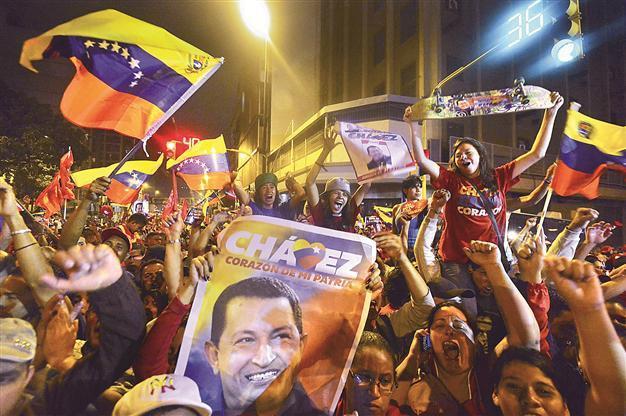 Incumbent Chavez re-elected as president for six-year term