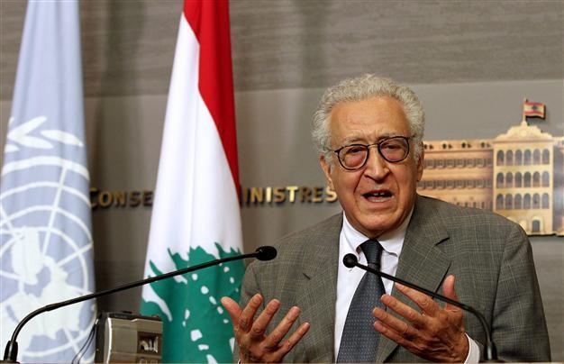 Syria says Brahimi to arrive in Damascus on Saturday
