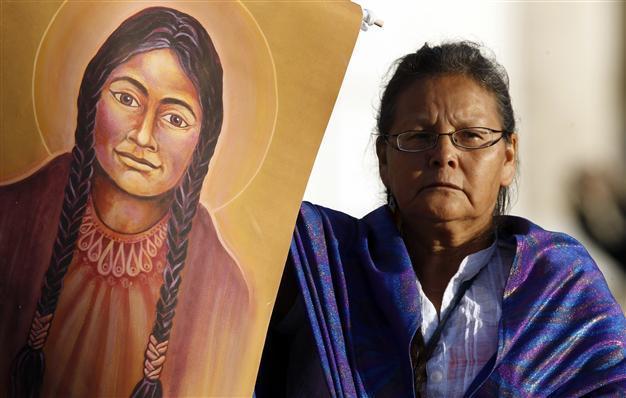Pope names first Native American saint