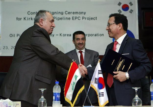 Iraq signs gas pipeline deal with S.Koreas KOGAS