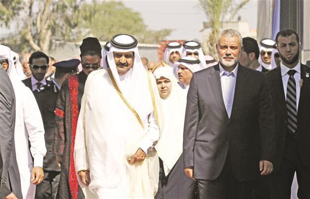 Qatari emir’s landmark visit to Gaza boosts Hamas