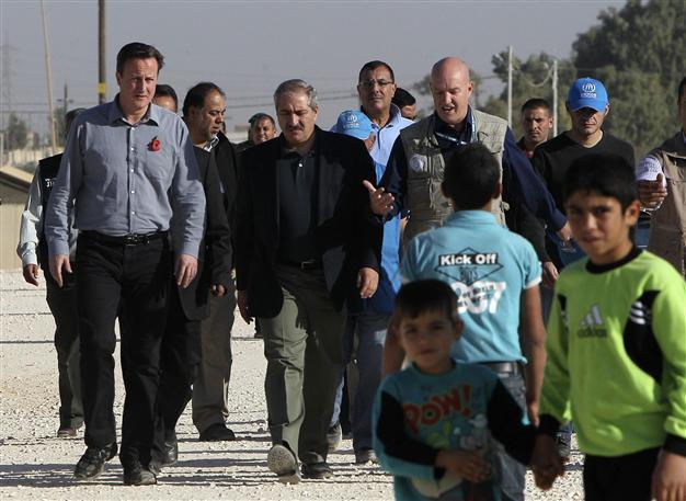 British PM visits camp for Syrian refugees in Jordan