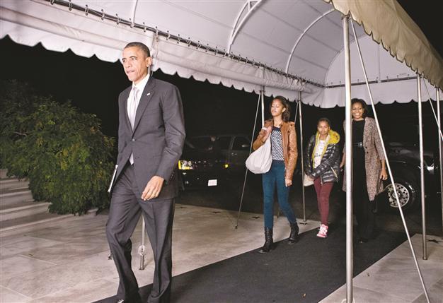 Honeymoon cut by fiscal cliff for Obama