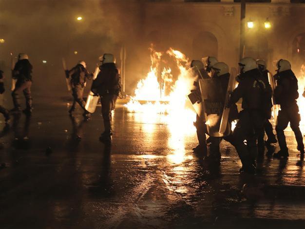 More belt-tightening measures from Parliament, fire on streets