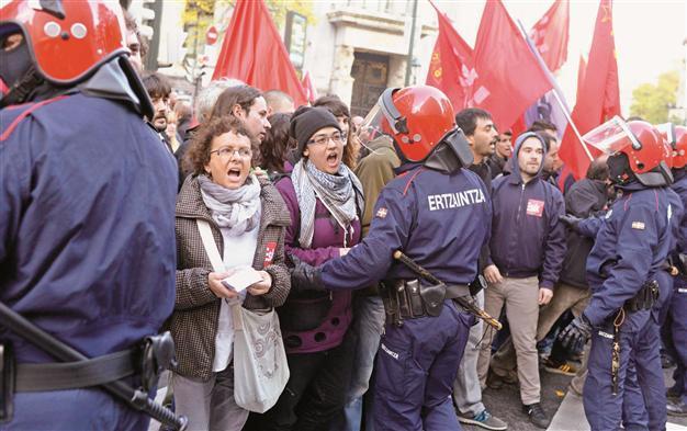Workers express rage at austerity across Europe
