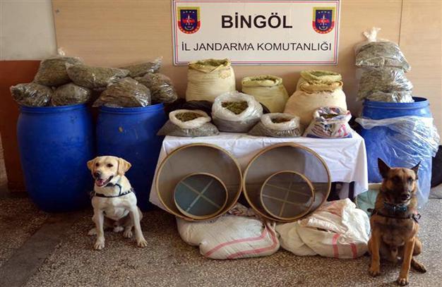 Gendarmerie seizes 193 kilos of hashish in Bingöl