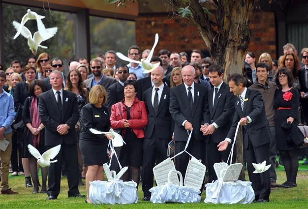 Funeral held for murdered Irish woman in Australia