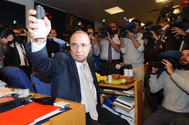 Turkish MP stages pepper spray protest in Parliament