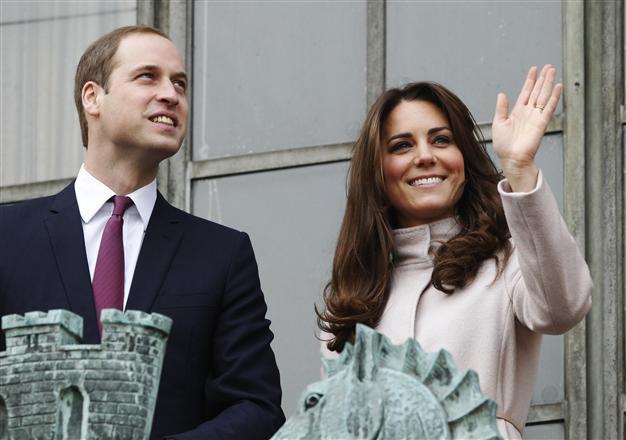 William and Kate make first trip to city of their titles