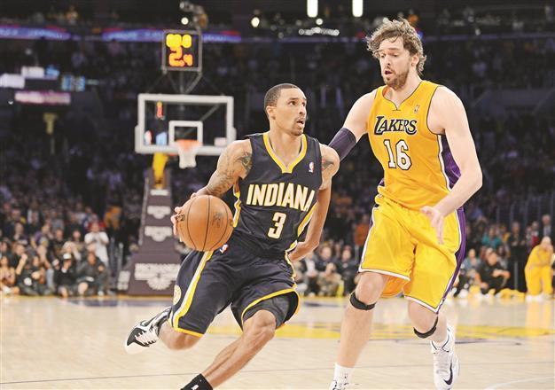 Pacers beat Lakers with Hill’s late shot