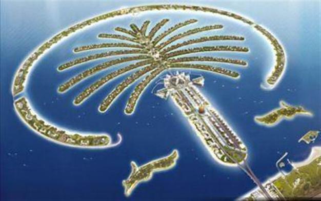Turkish architect proposes flag-shaped island