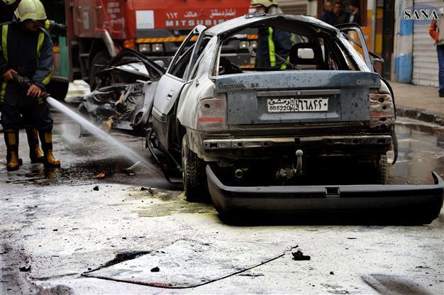 Explosion in Damascus targets Interior Ministry: state TV