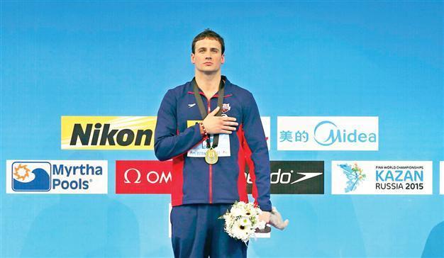 Ryan Lochte opens World Champs with double gold