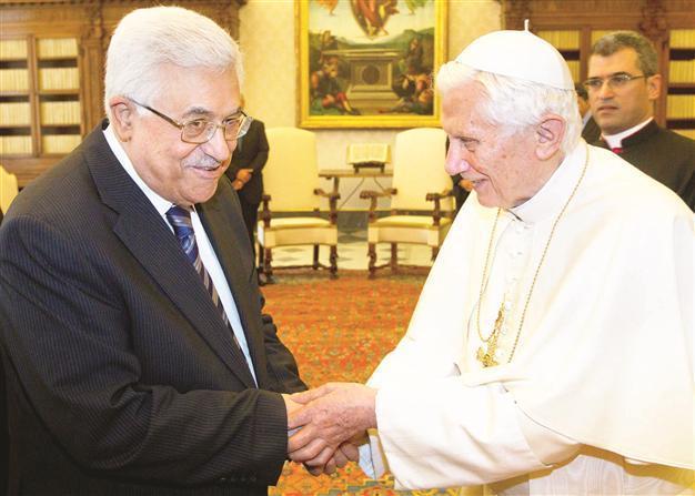 Abbas thanks Pope for support in UN bid