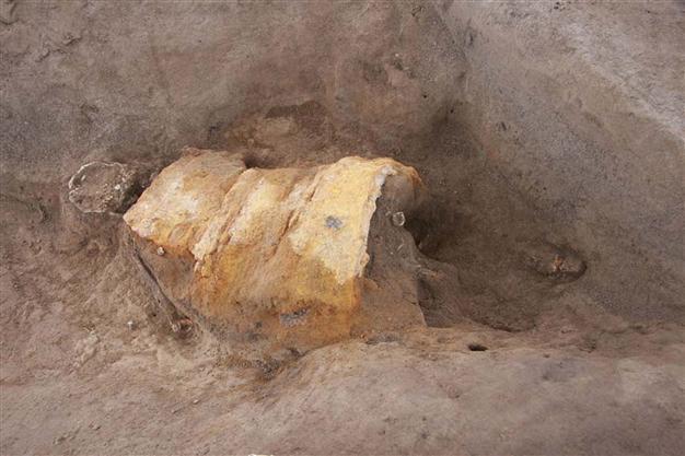 Remains of man in armour found at Pompeii of Japan
