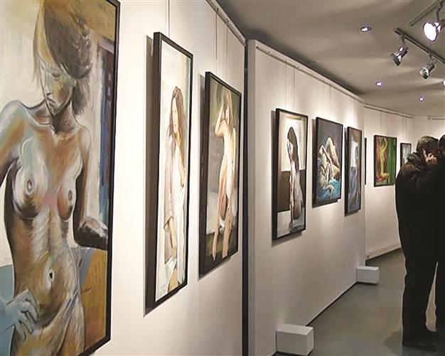 Scandal as nude paintings removed from exhibition