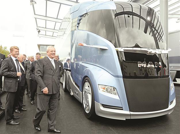 Volkswagen truck halts production temporarily