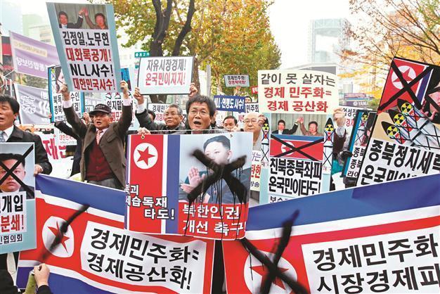 S Korea stages drill on tense sea border