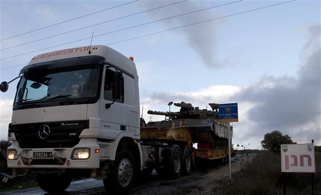 Israeli tank scored direct hits on Syrian target