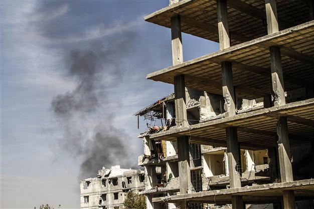 Air raid kills 12 members of one family near Damascus: NGO