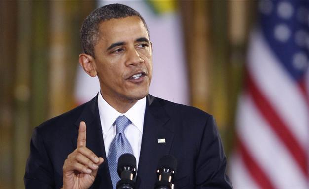 Obama puts onus on Turkey, Egypt to get Hamas to halt cross-border fire
