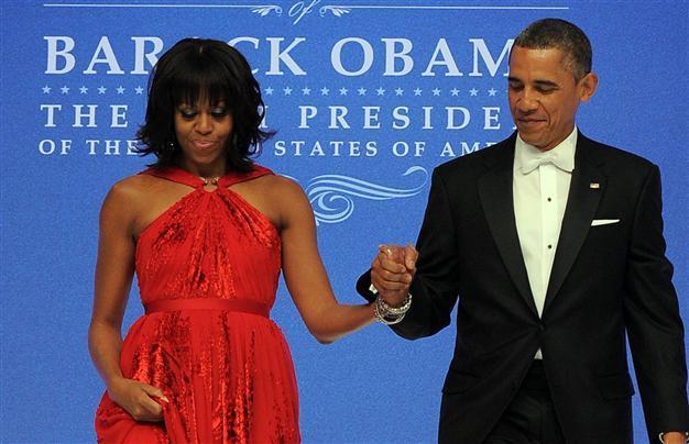 First ladys dress designer still pinching himself