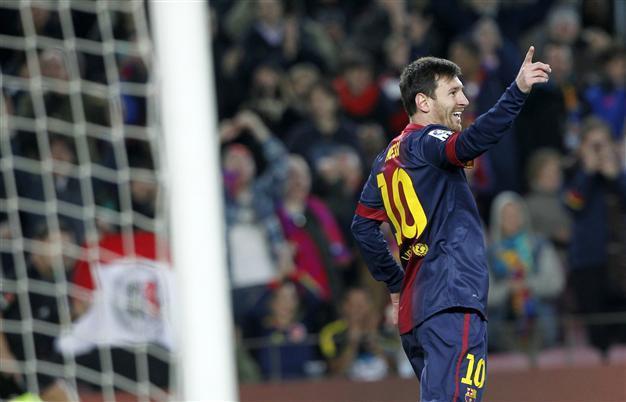 Messi hits four and breaks another record