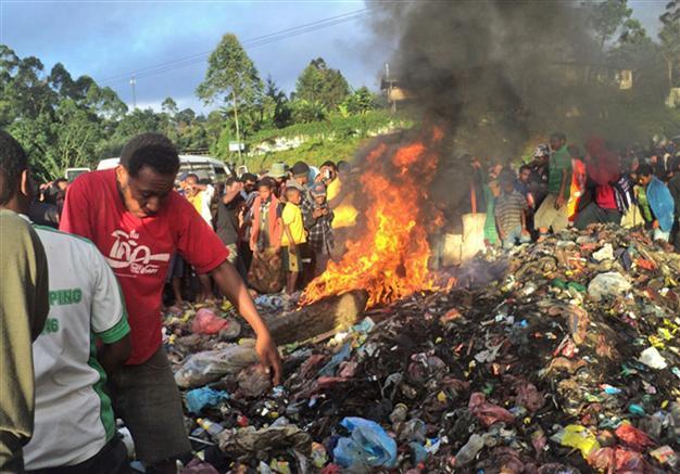 Papua New Guinea woman tortured, burned alive in sorcery case