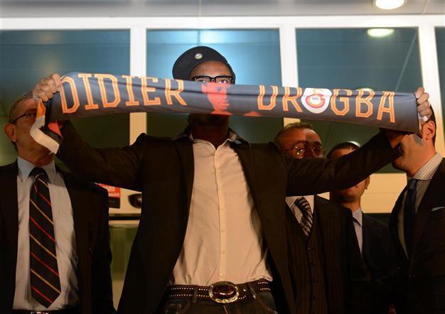 Drogba arrives in Istanbul in search of passion