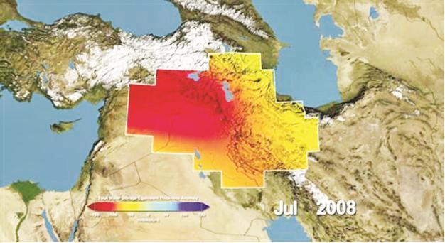 NASA is alarming for water loss in Middle East