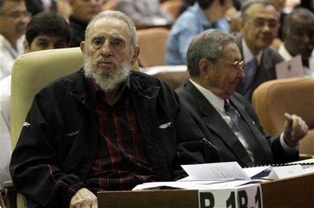 Fidel Castro attends the opening session of Cuban parliament