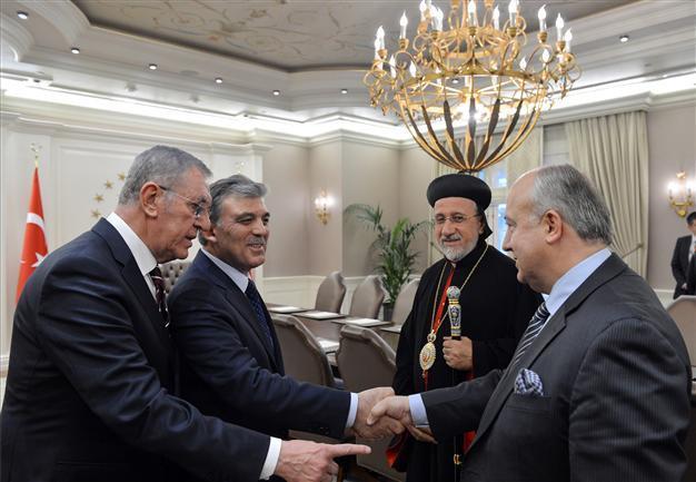 Gül meets leader of Syriac Orthodox Church