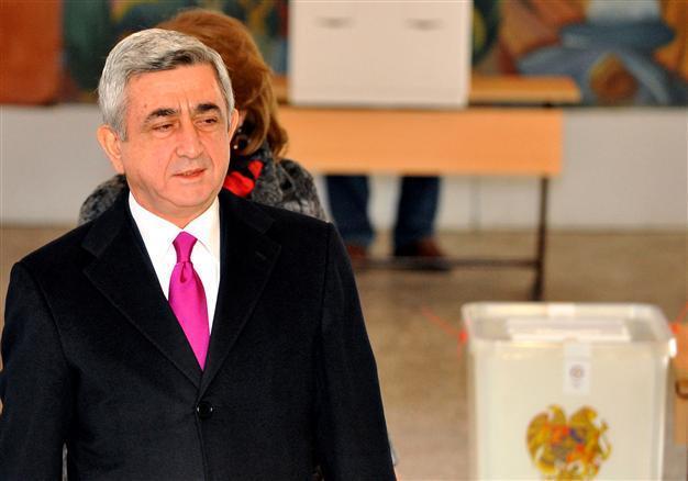 Armenian president triumphs in uncompetitive polls