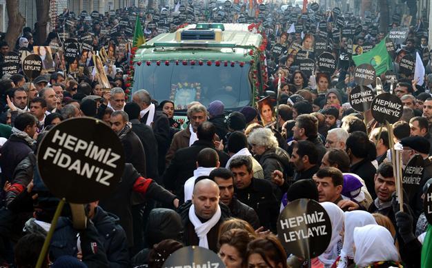 Masses turn out to pay final respects to PKK members