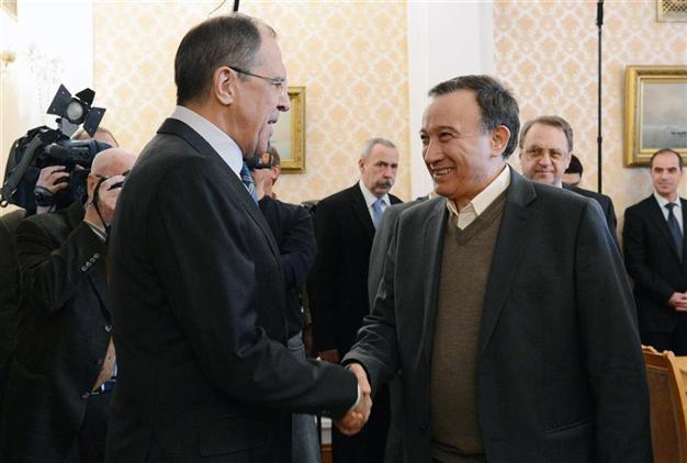 Top Syria opposition official meets Russias Lavrov