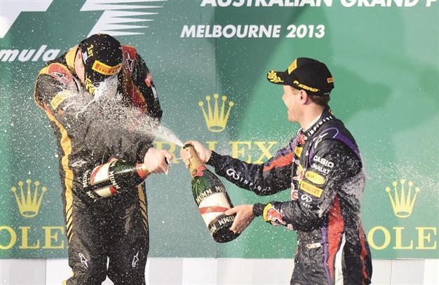 Lotus’ Raikkonen triumphs in season-opening Aussie GP