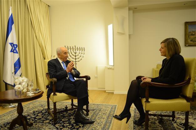 A new world ahead, Israeli President Peres says after apology