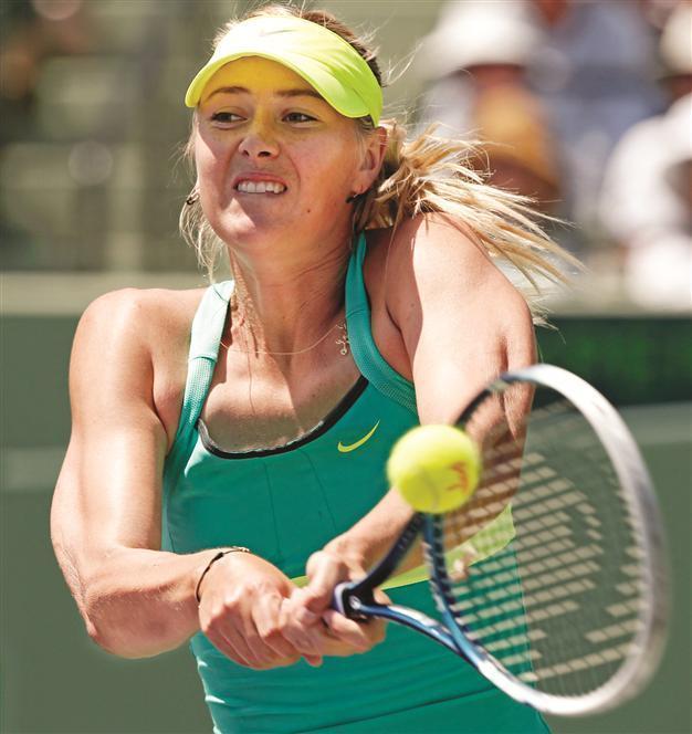 Sharapova keeps WTA Miami title quest on track after Errani victory