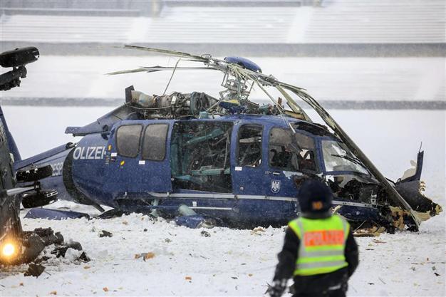 One dead as helicopters collide at Berlin Olympic Stadium