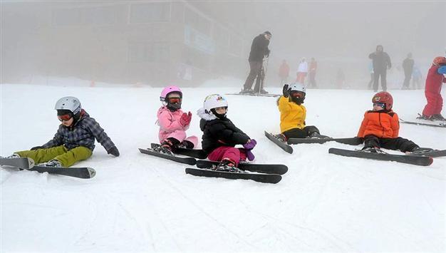 Enjoying winter sport in Turkey’s renowned ski center, Kartalkaya