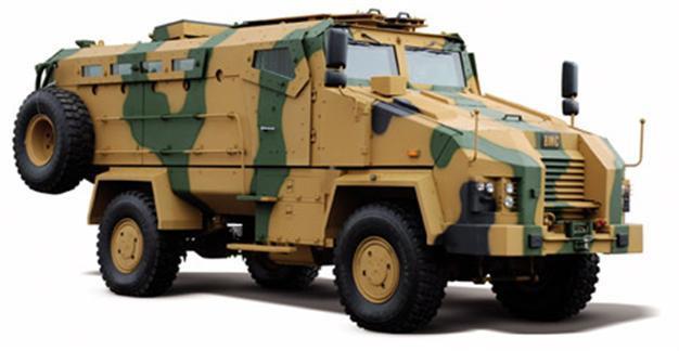 Workers walk out at armored vehicle firm