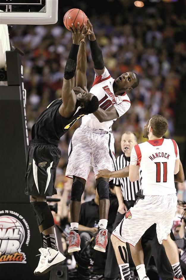 Louisville, Michigan scrape to NCAA final