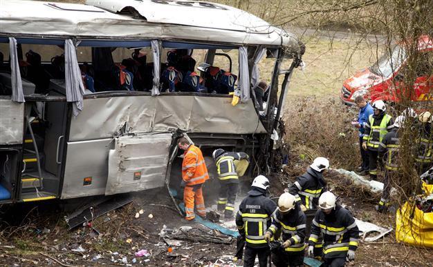 Ukrainian and Russian teenagers among five dead in Belgian bus crash