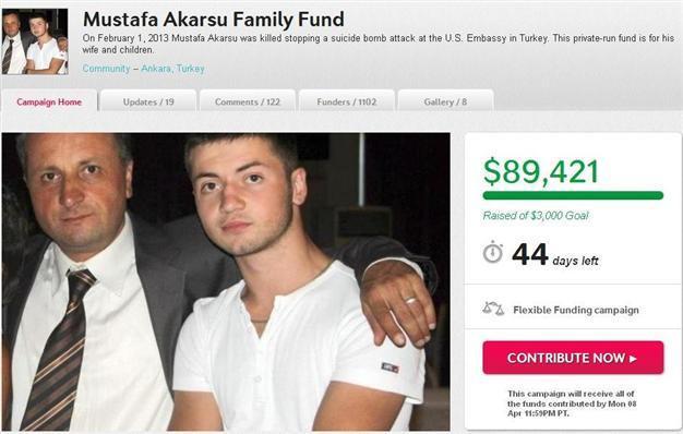Fund collects donations for guard killed in Ankara US embassy attack