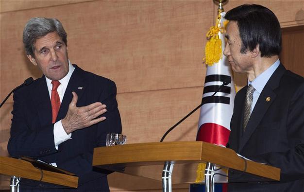 Kerry slams North Korea rhetoric, backs North-South dialogue