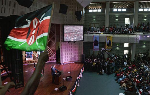 Kenya between frenzied joy and abject gloom following announcement of Kenyattas victory