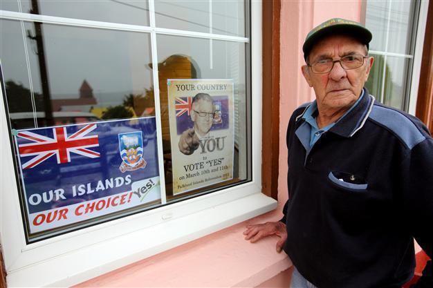 Falkland Islands vote in referendum with eye on world