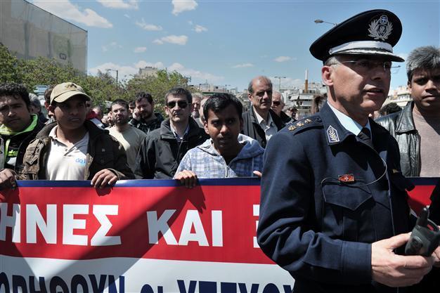 Two arrested in Greece over attack on migrant labourers
